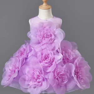 Girls Princess Dress Luxury Elegant