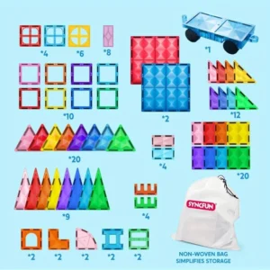 110/66/50 PCS Magnetic Building 3D Tiles