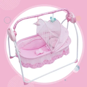 Electric Kids Crib Cradle Auto Swing  Bluetooth