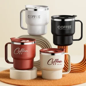 Stainless Steel Double Wall Insulated Coffee Cup/ Leak-proof