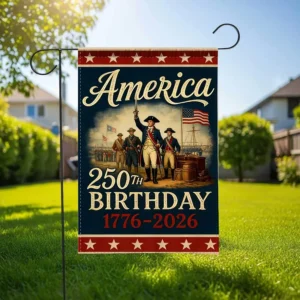 250th Anniversary American Garden Flag