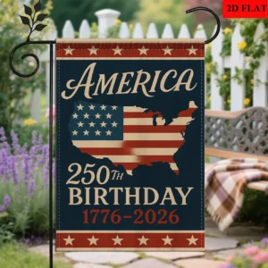Patriotic Garden Flag 12x18 Double Sided