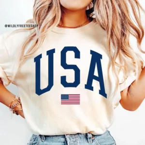 New July 4Th Crew Neck T-Shirt