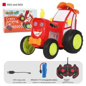 Remote Control Stunt Car Lights Music Tumbling