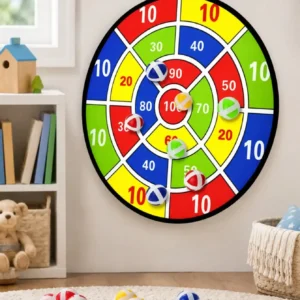 6pcs/12pcs Sticky Ball Indoor & Outdoor Dart Board