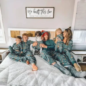 Holiday Coordinated Family Sleep set Soft Long Sleeve - Thumbnail Image 2