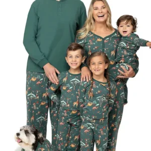 Holiday Coordinated Family Sleep set Soft Long Sleeve - Thumbnail Image 3