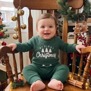 Baby Boy Christmas Jumpsuit
