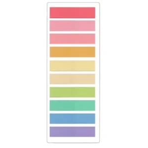 2400 Transparent Colorful Self Adhesive Sticky Note Pads - Office or School - Thumbnail Image 4
