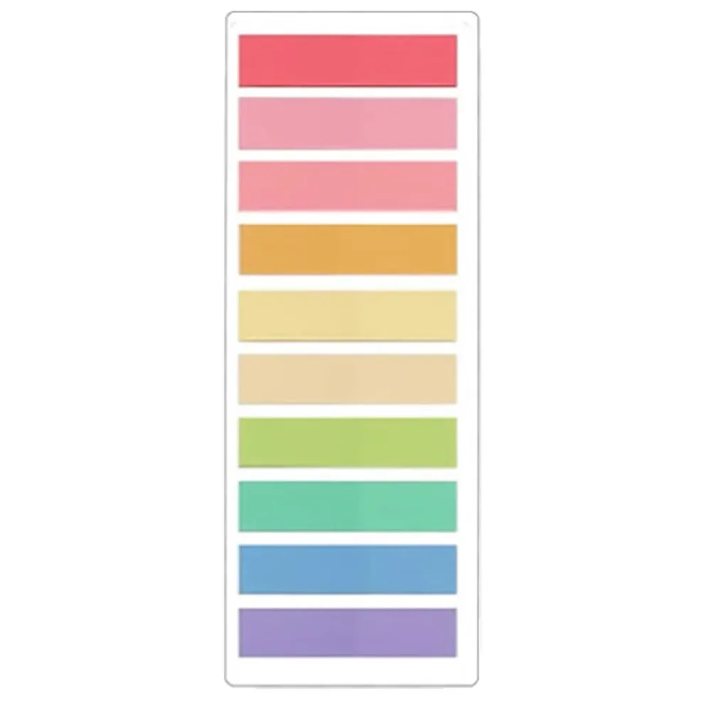 2400 Transparent Colorful Self Adhesive Sticky Note Pads - Office or School - Image 4