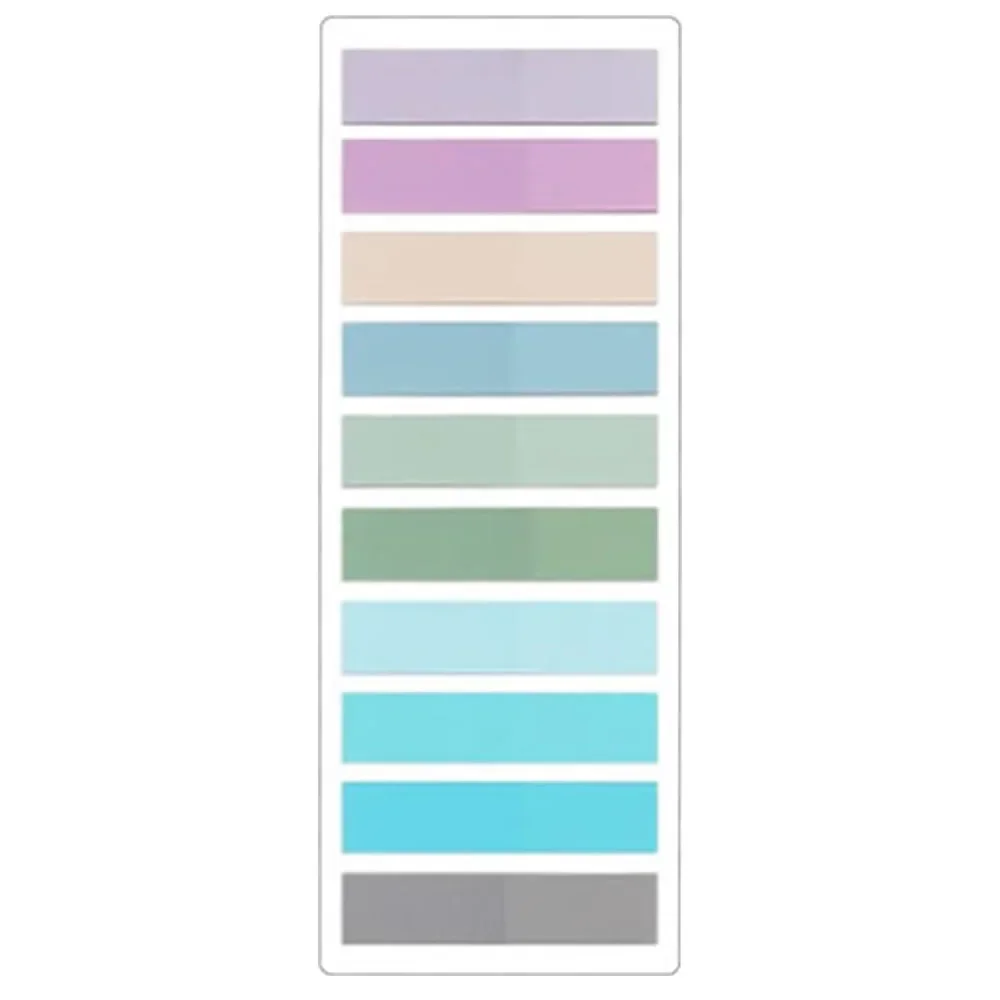 2400 Transparent Colorful Self Adhesive Sticky Note Pads - Office or School - Image 8