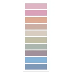 2400 Transparent Colorful Self Adhesive Sticky Note Pads - Office or School - Thumbnail Image 6