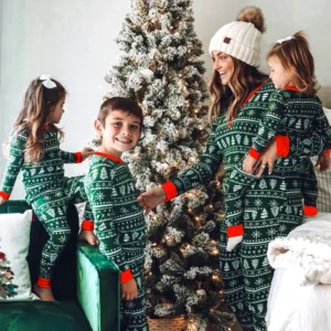 Matching  Christmas Family Pajamas Set
